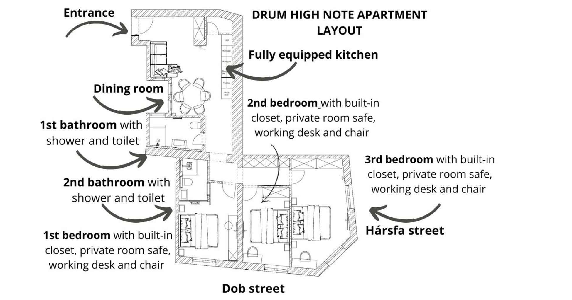 Apartament Cozy&comfy Drum 3 Bedrooms And Ac Budapesta